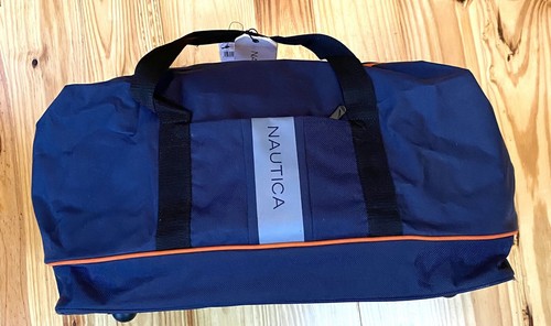 Nautica Carry Duffle Bag Blue/Orange